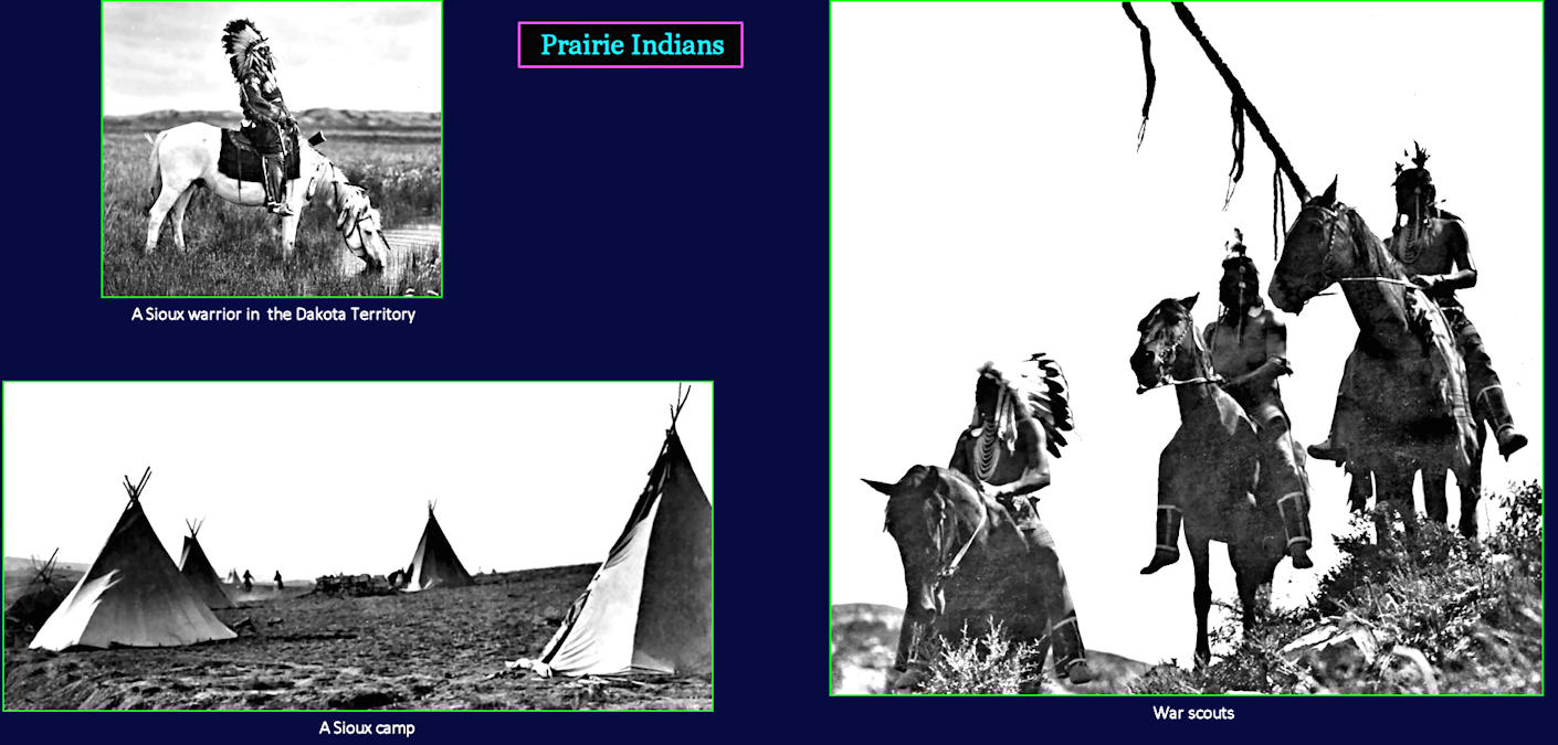 Prairie Sioux Indians, 1870s